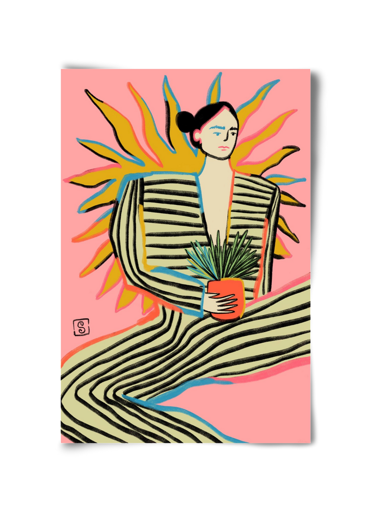 SUN POWER, 30x45 cm, Keret nélkül