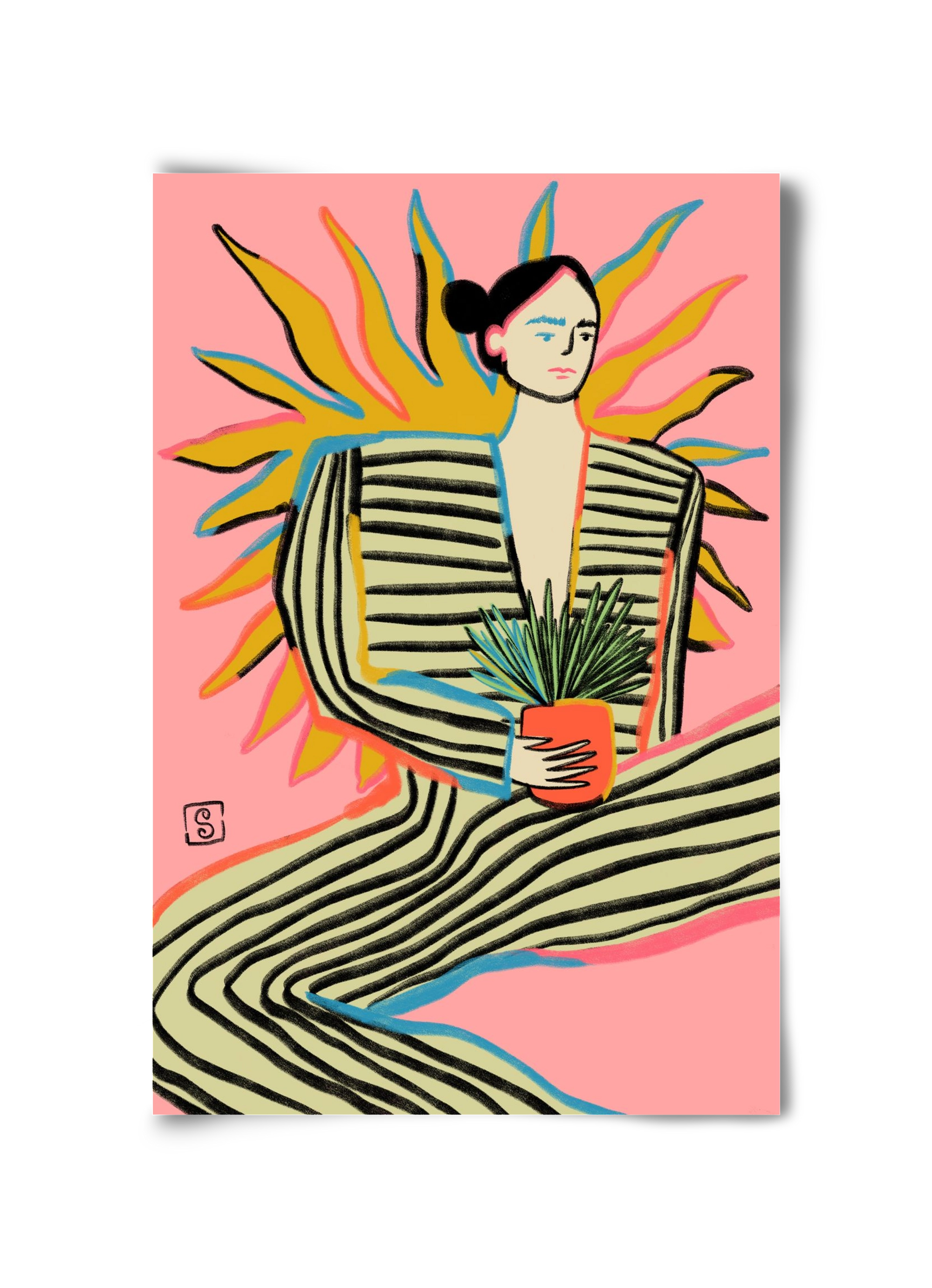 SUN POWER, 30x45 cm, Keret nélkül