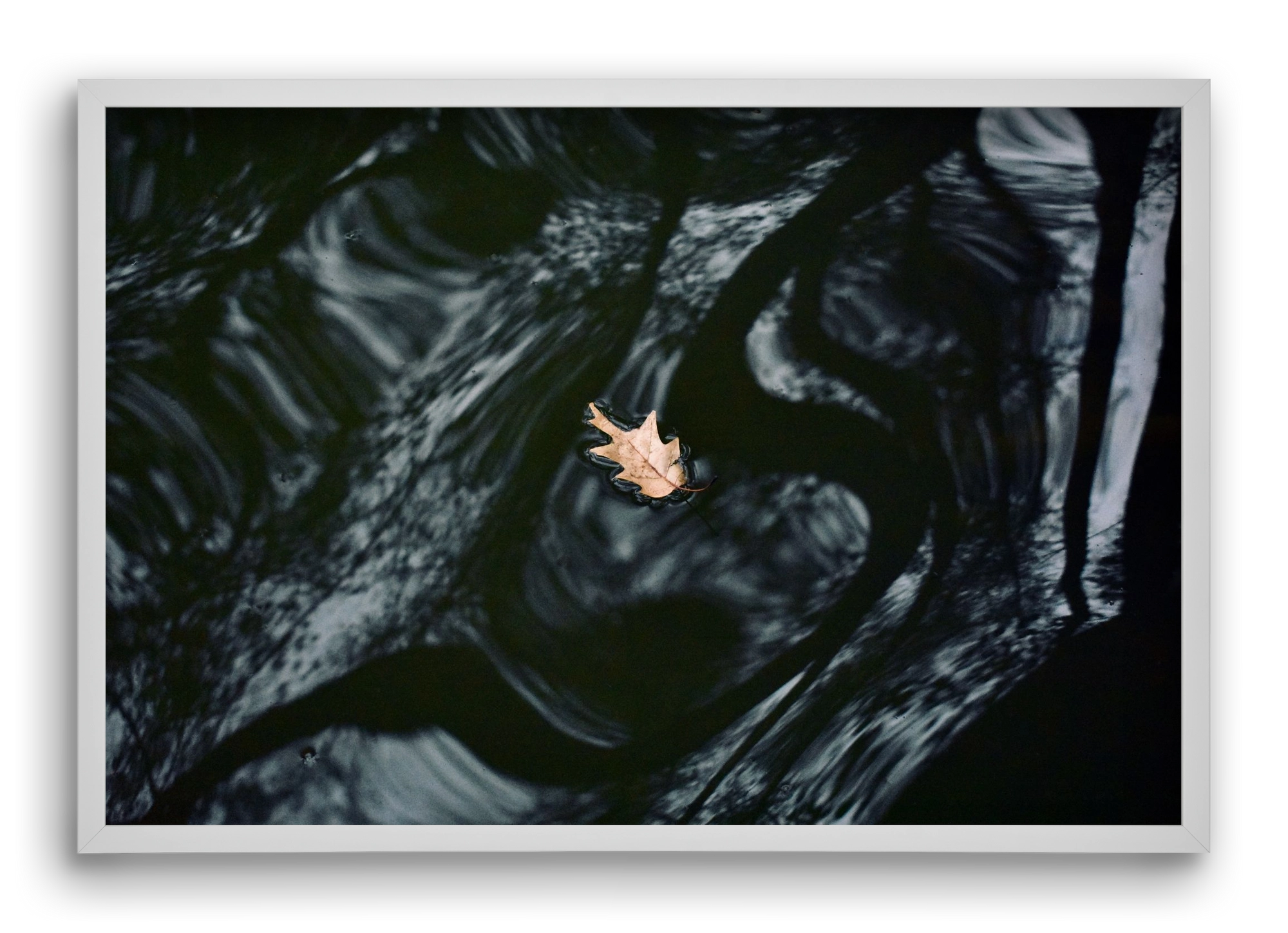 water philosophy, 60x40 cm (60x40 cm), Fehér keret