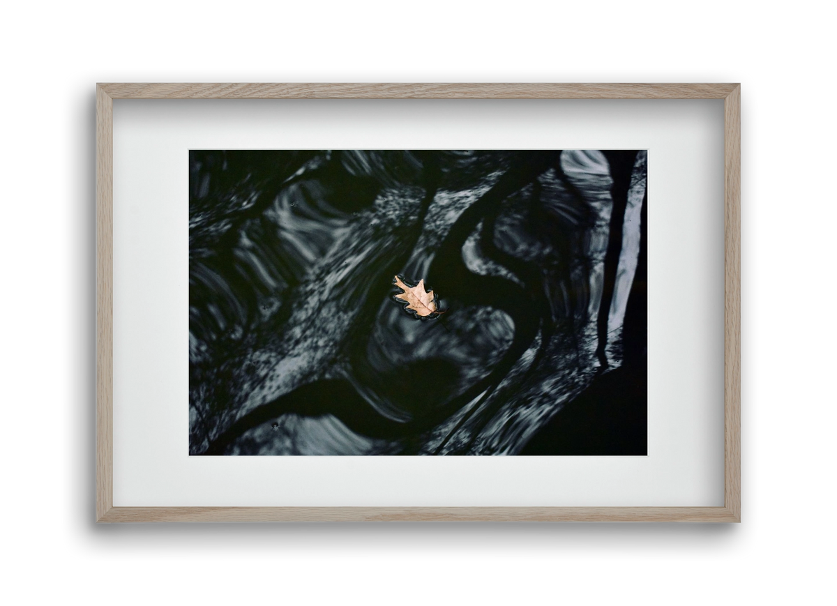 water philosophy, 45x30 cm (30x20 cm), Tölgy keret, paszpartuval