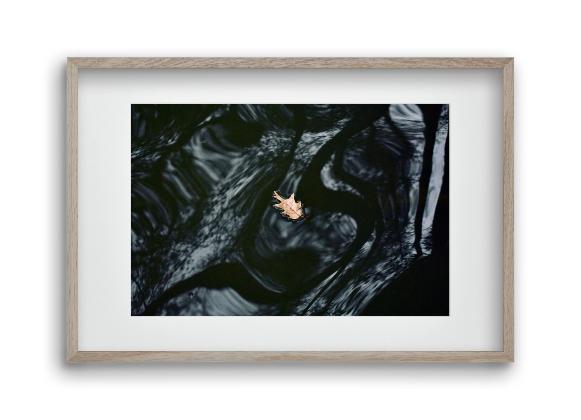 water philosophy, 45x30 cm (30x20 cm), Tölgy keret, paszpartuval