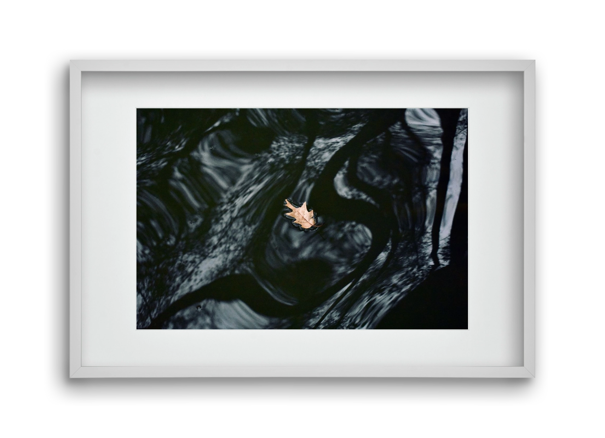 water philosophy, 45x30 cm (30x20 cm), Fehér keret, paszpartuval