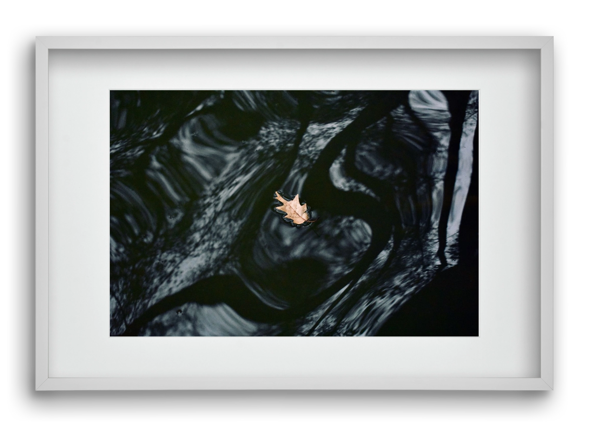 water philosophy, 60x40 cm (45x30 cm), Fehér keret, paszpartuval