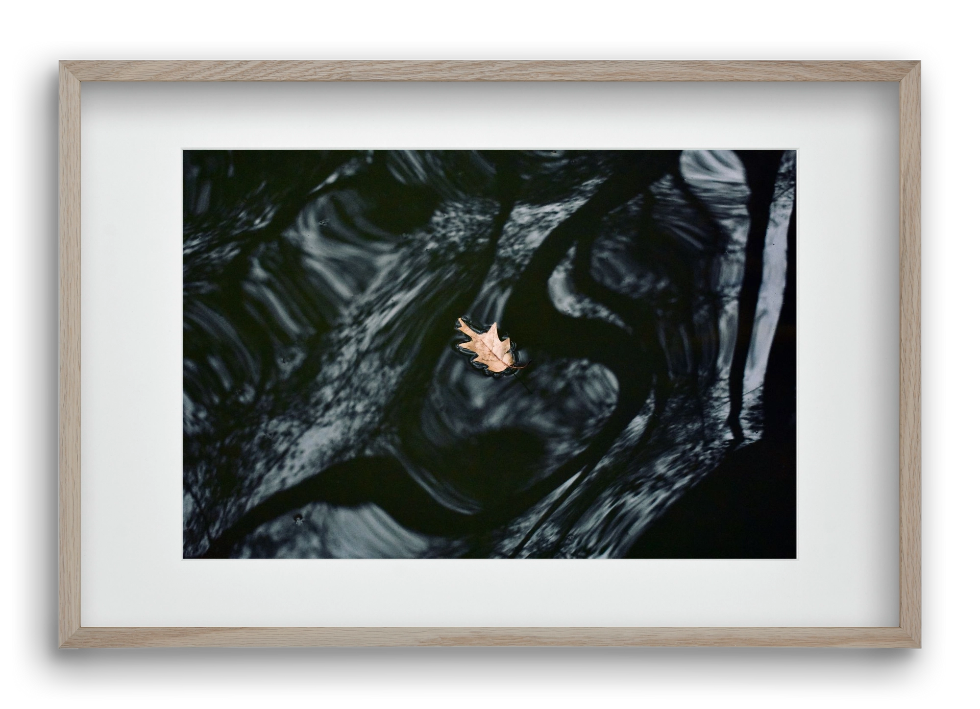 water philosophy, 60x40 cm (45x30 cm), Tölgy keret, paszpartuval