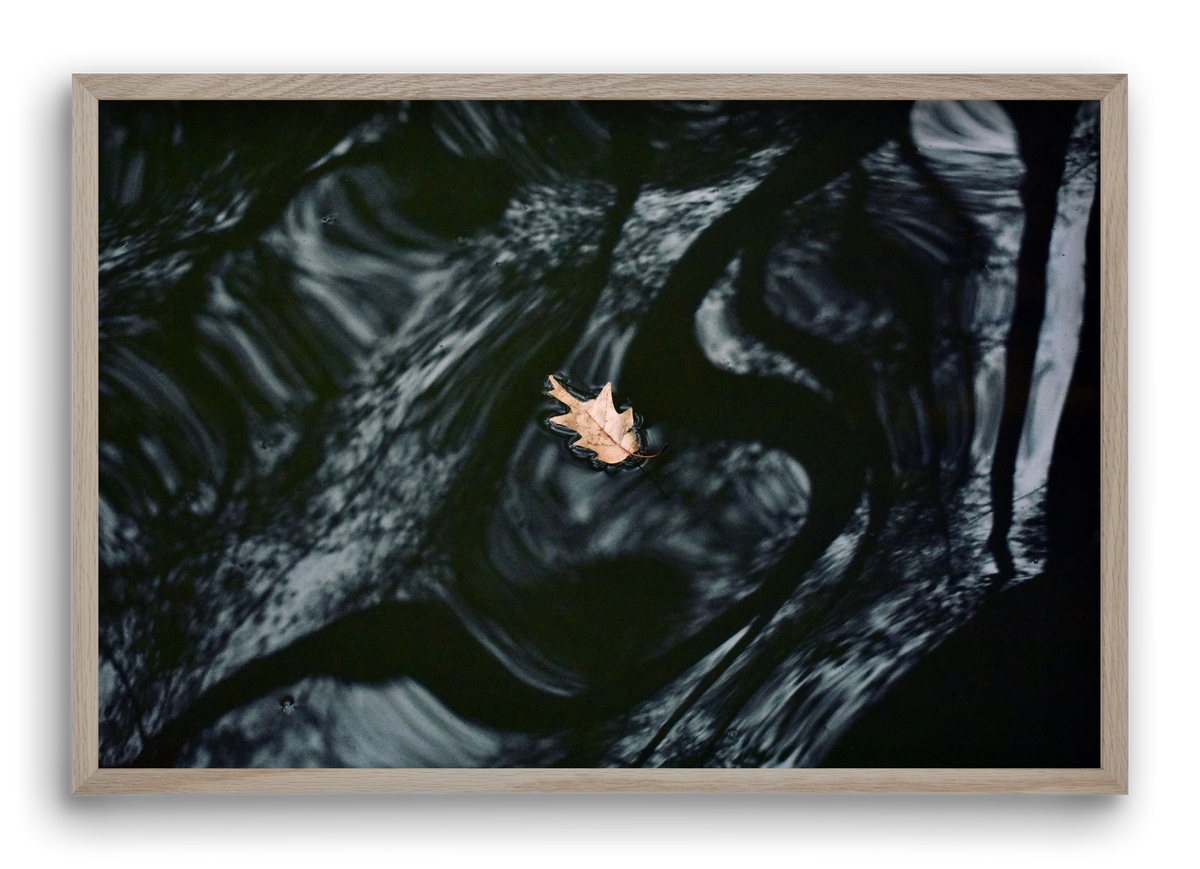 water philosophy, 60x40 cm (60x40 cm), Tölgy keret