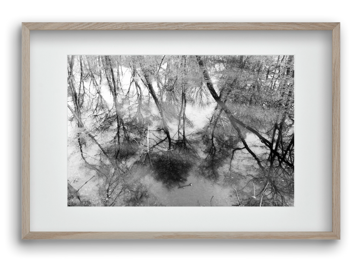 gloominess, 60x40 cm (45x30 cm), Tölgy keret, paszpartuval