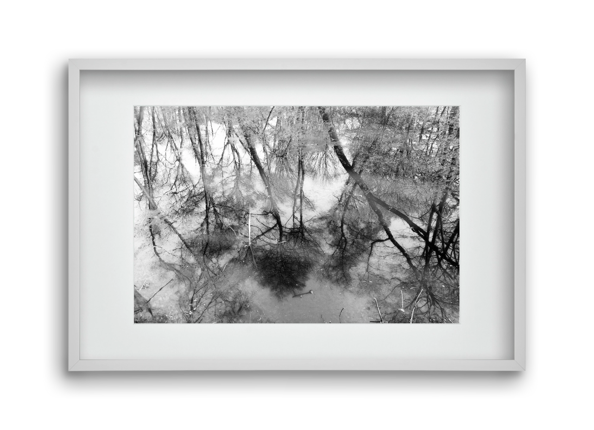 gloominess, 45x30 cm (30x20 cm), Fehér keret, paszpartuval