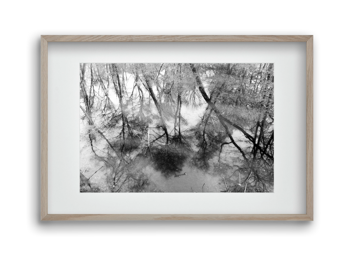 gloominess, 45x30 cm (30x20 cm), Tölgy keret, paszpartuval