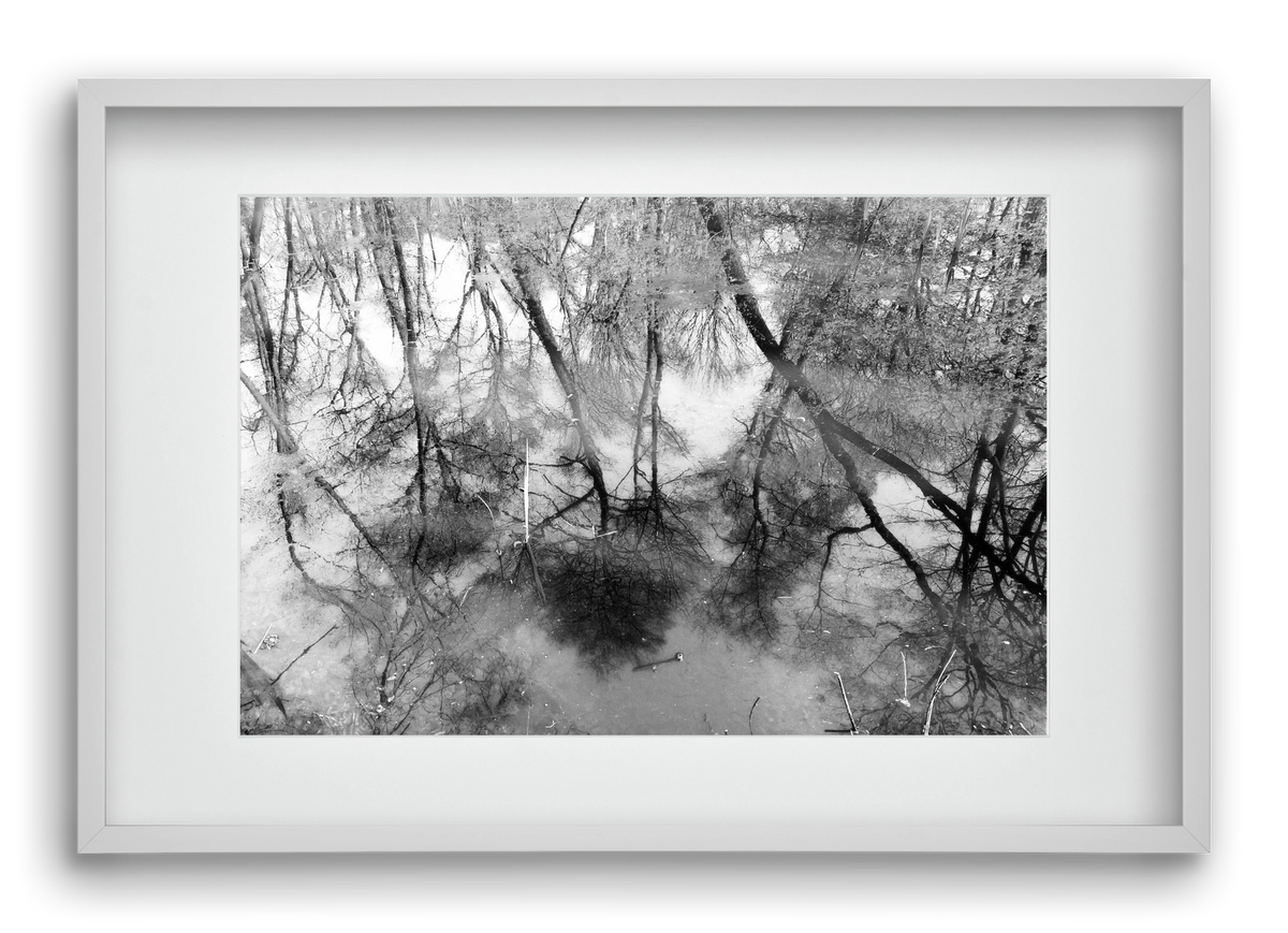 gloominess, 60x40 cm (45x30 cm), Fehér keret, paszpartuval