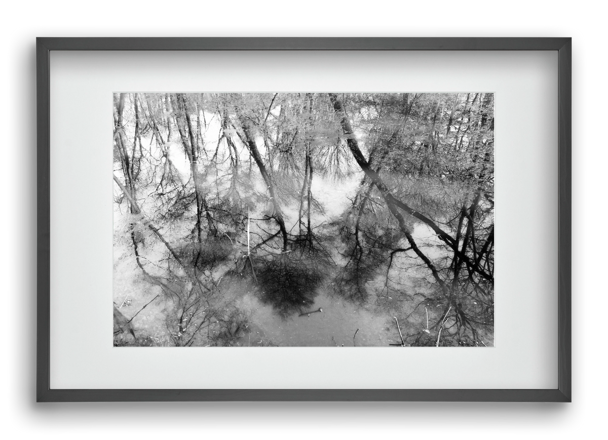 gloominess, 60x40 cm (45x30 cm), Fekete keret, paszpartuval