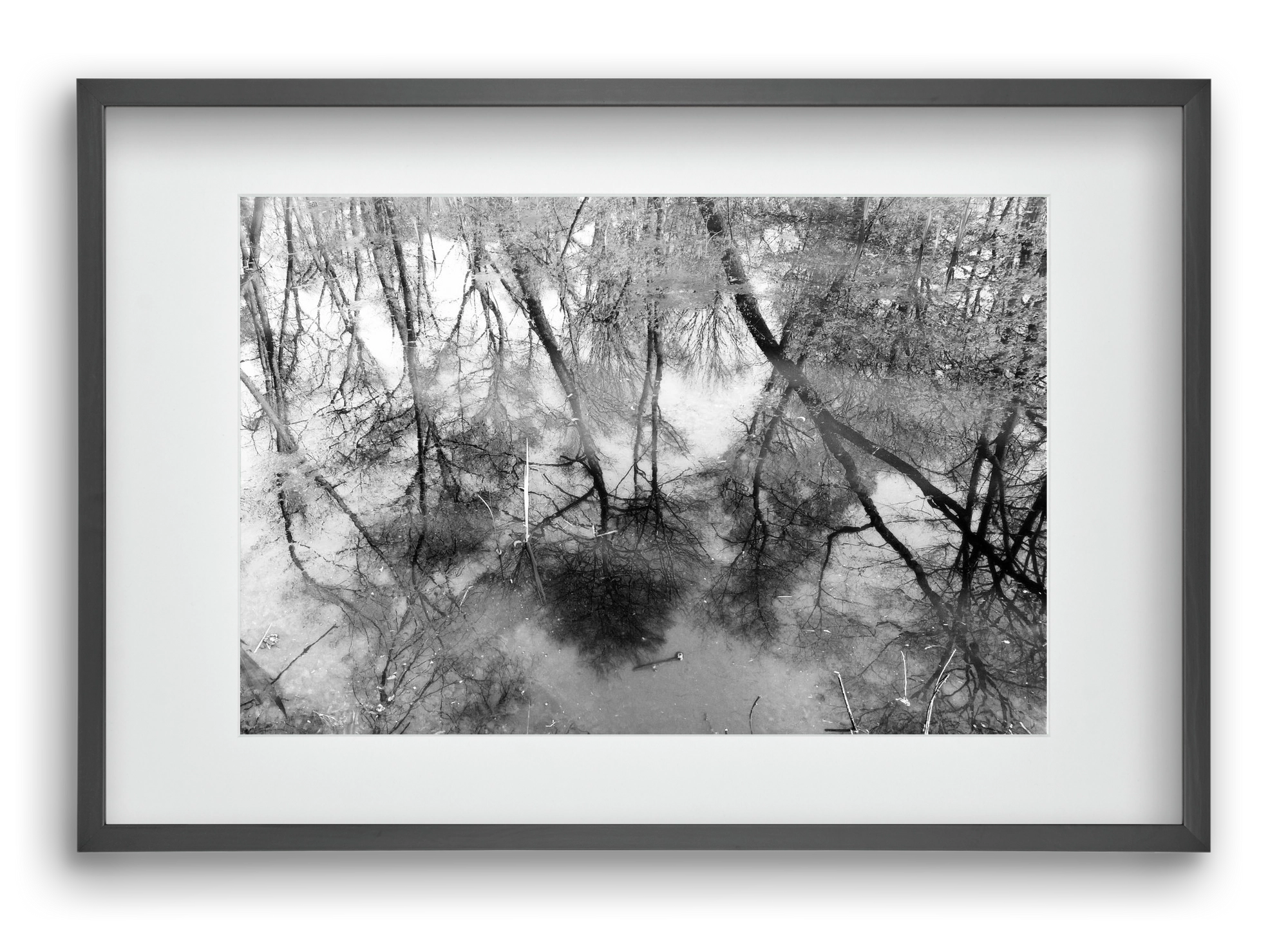 gloominess, 60x40 cm (45x30 cm), Fekete keret, paszpartuval