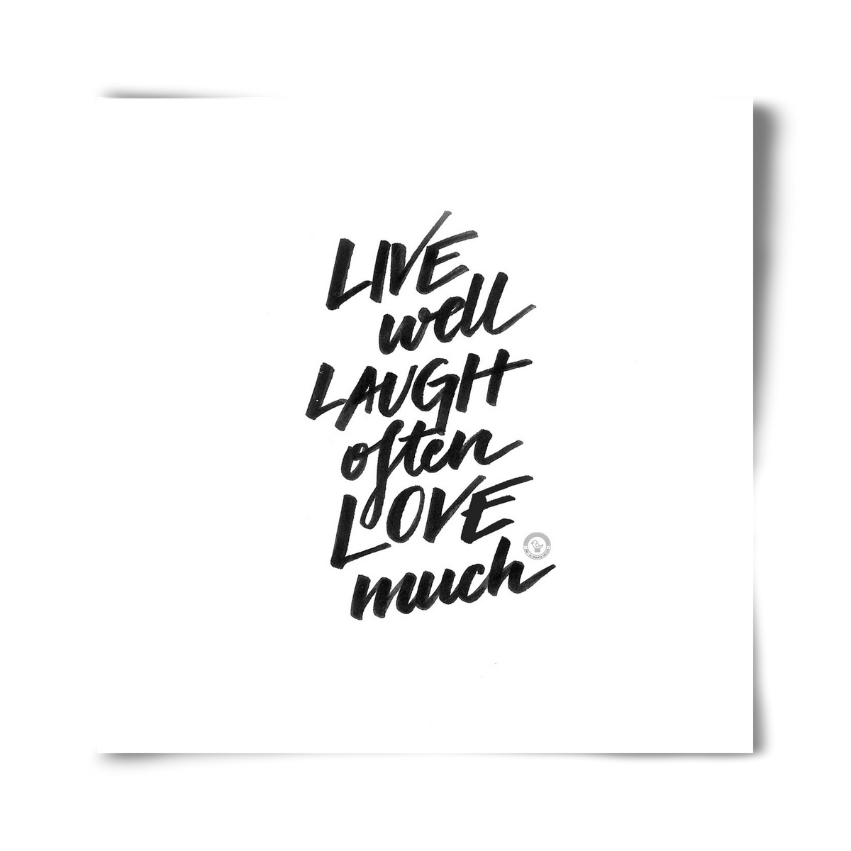 Love Much, 40x40 cm, Keret nélkül