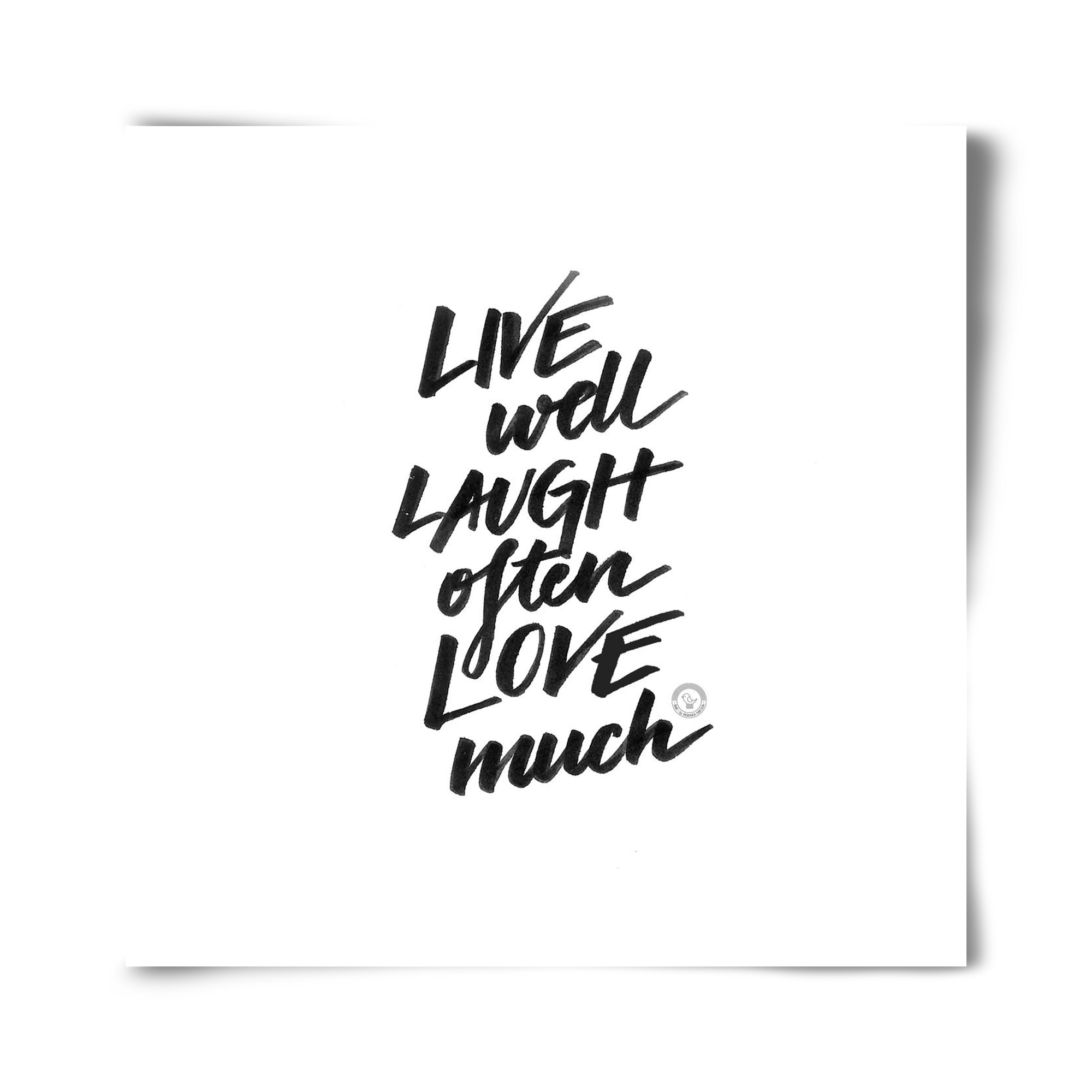 Love Much, 40x40 cm, Keret nélkül