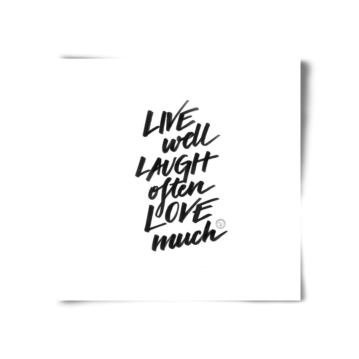 Love Much, 30x30 cm, Keret nélkül