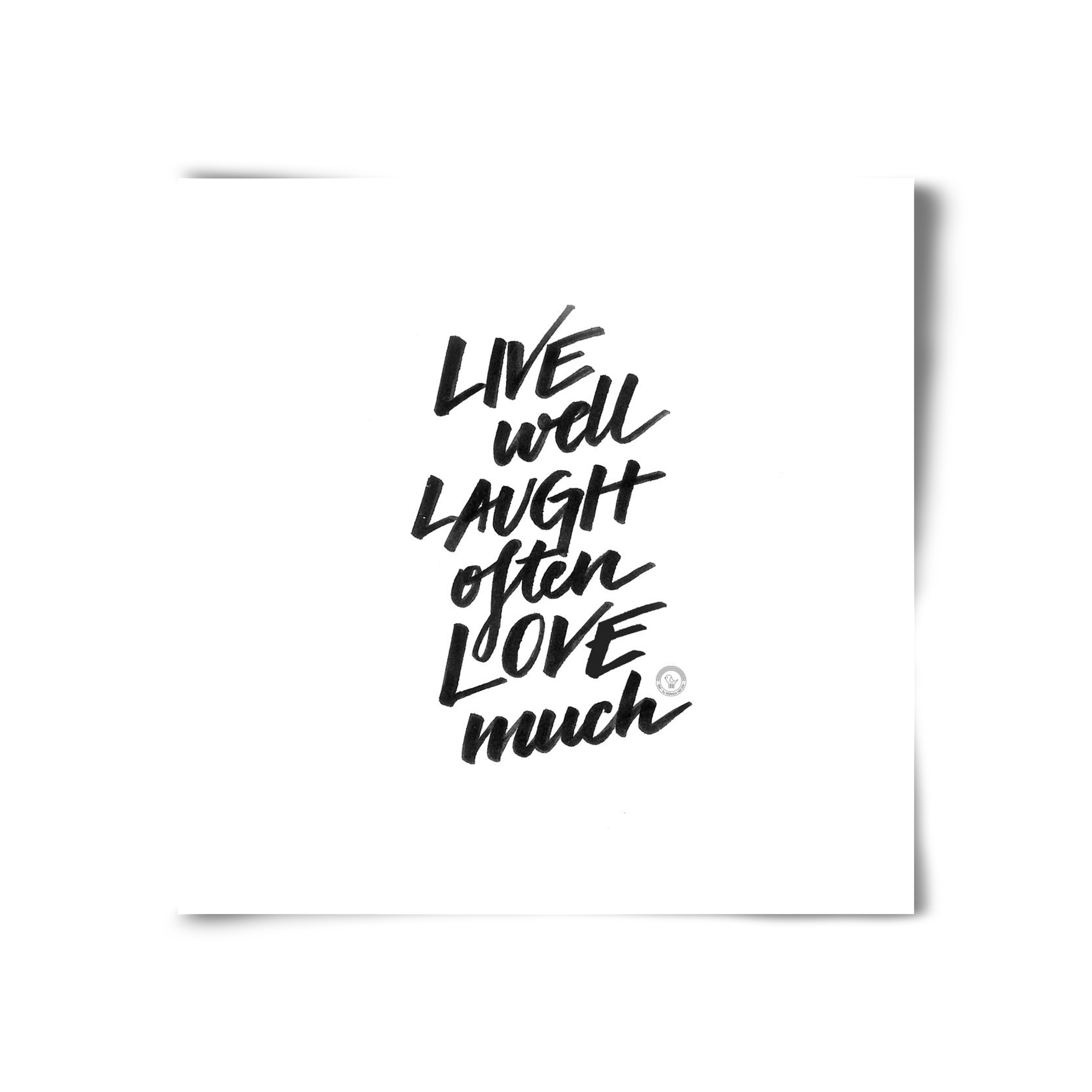 Love Much, 30x30 cm, Keret nélkül