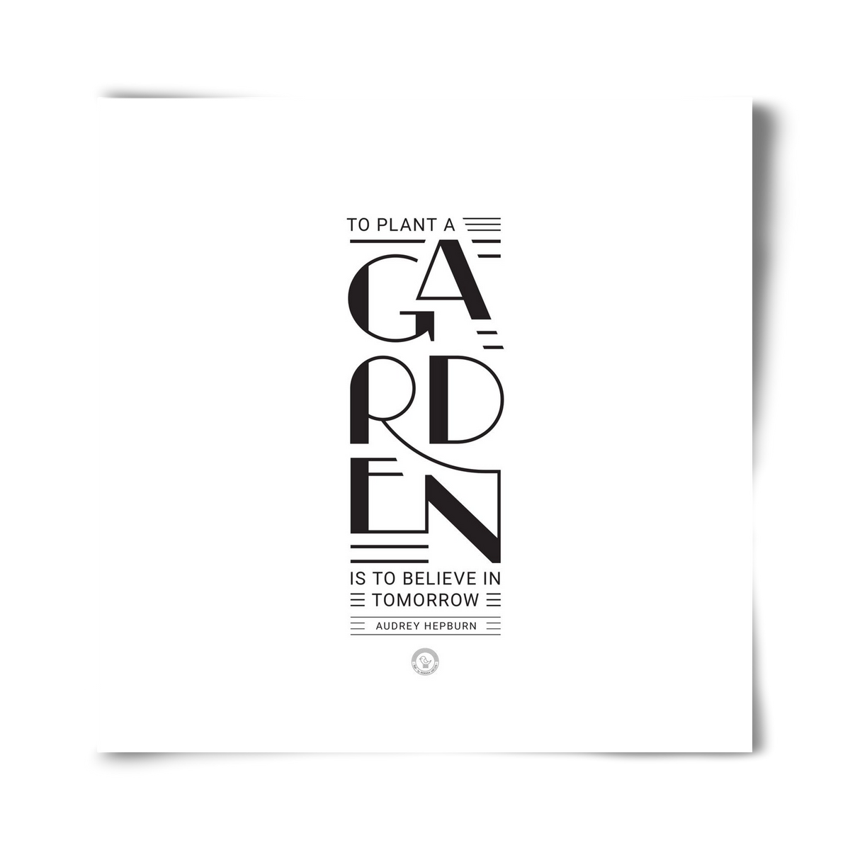 Garden, 40x40 cm, Keret nélkül