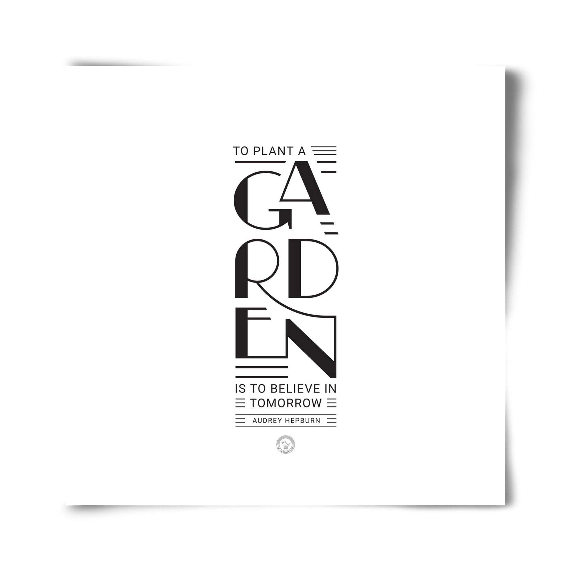 Garden, 40x40 cm, Keret nélkül