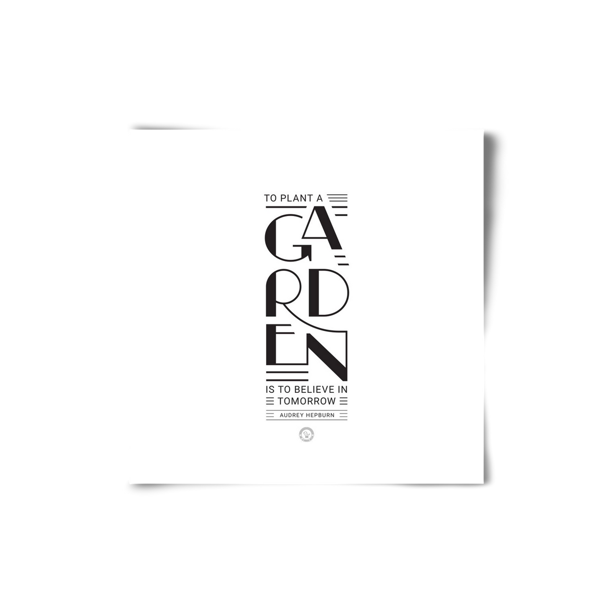 Garden, 20x20 cm, Keret nélkül