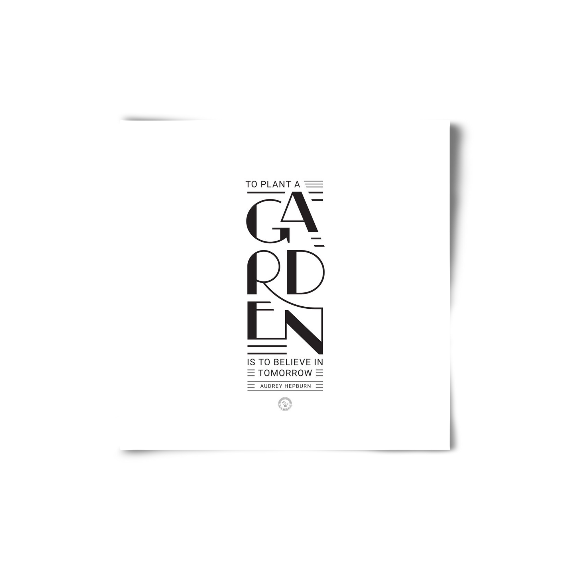 Garden, 20x20 cm, Keret nélkül