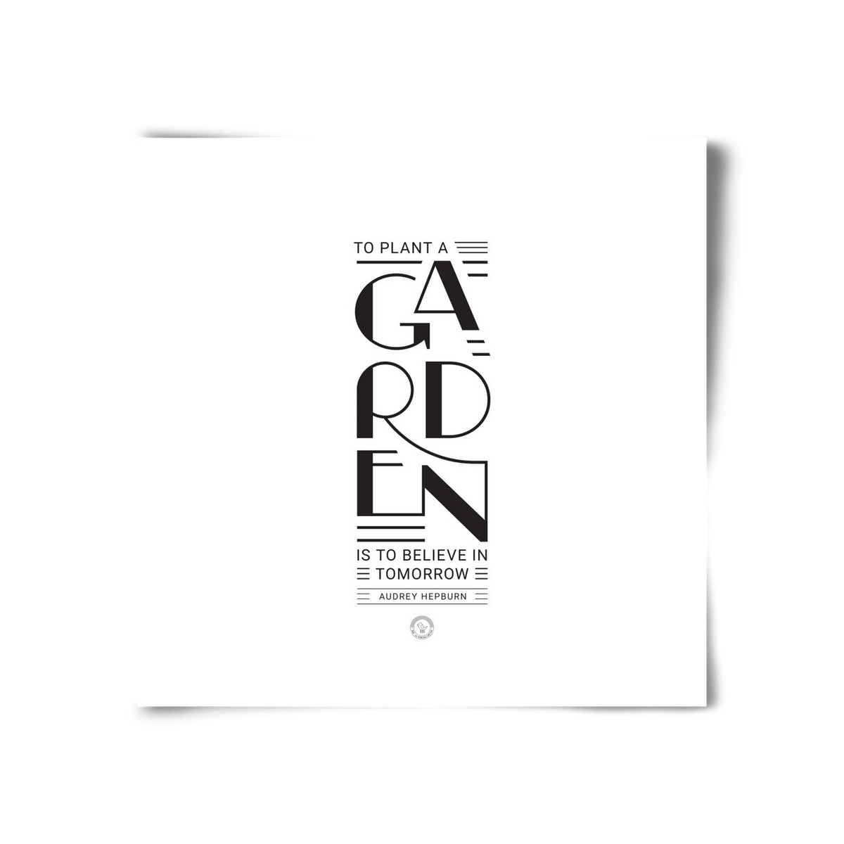 Garden, 30x30 cm, Keret nélkül