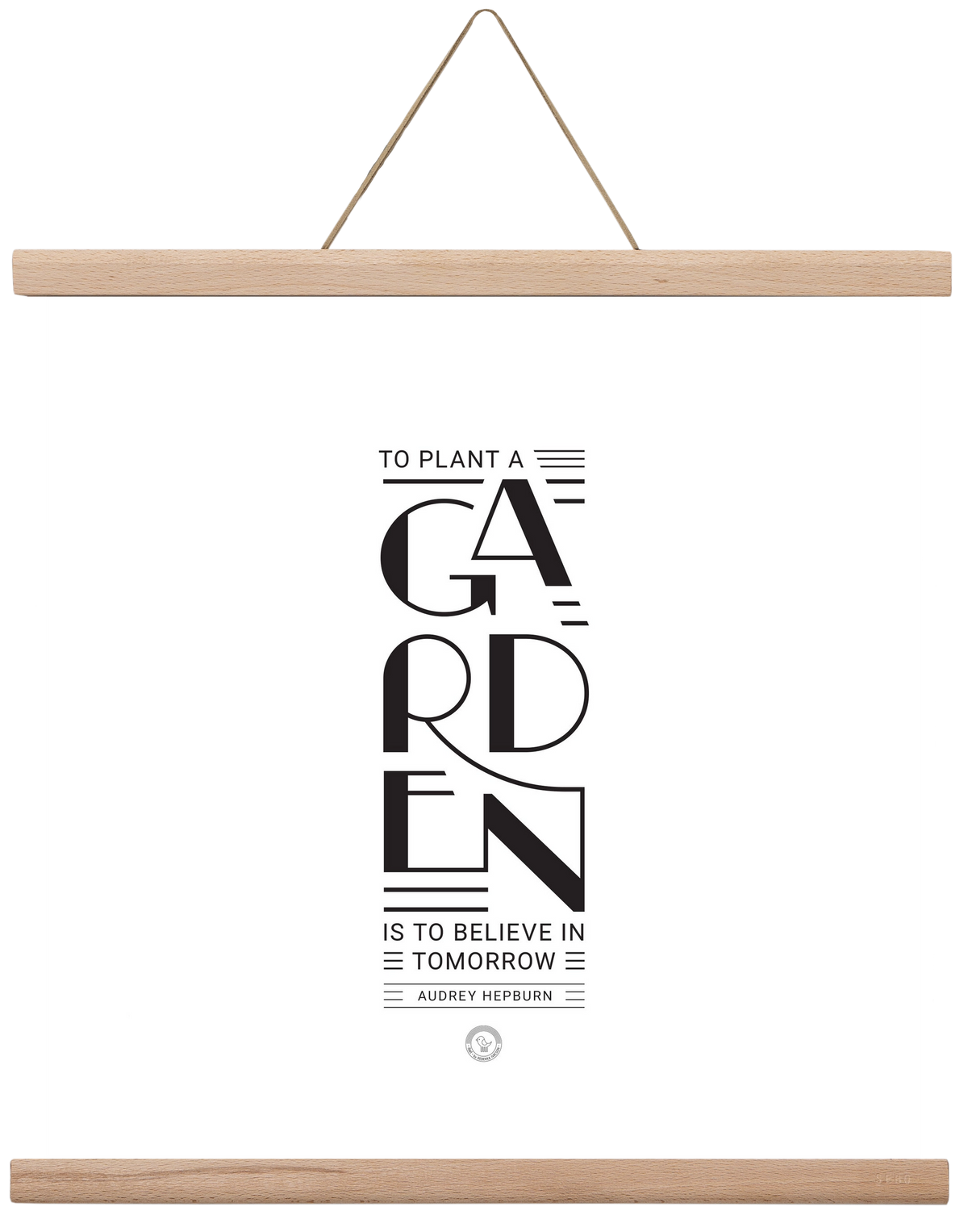 Garden, 40x40 cm (40x40 cm), Tölgy akasztó