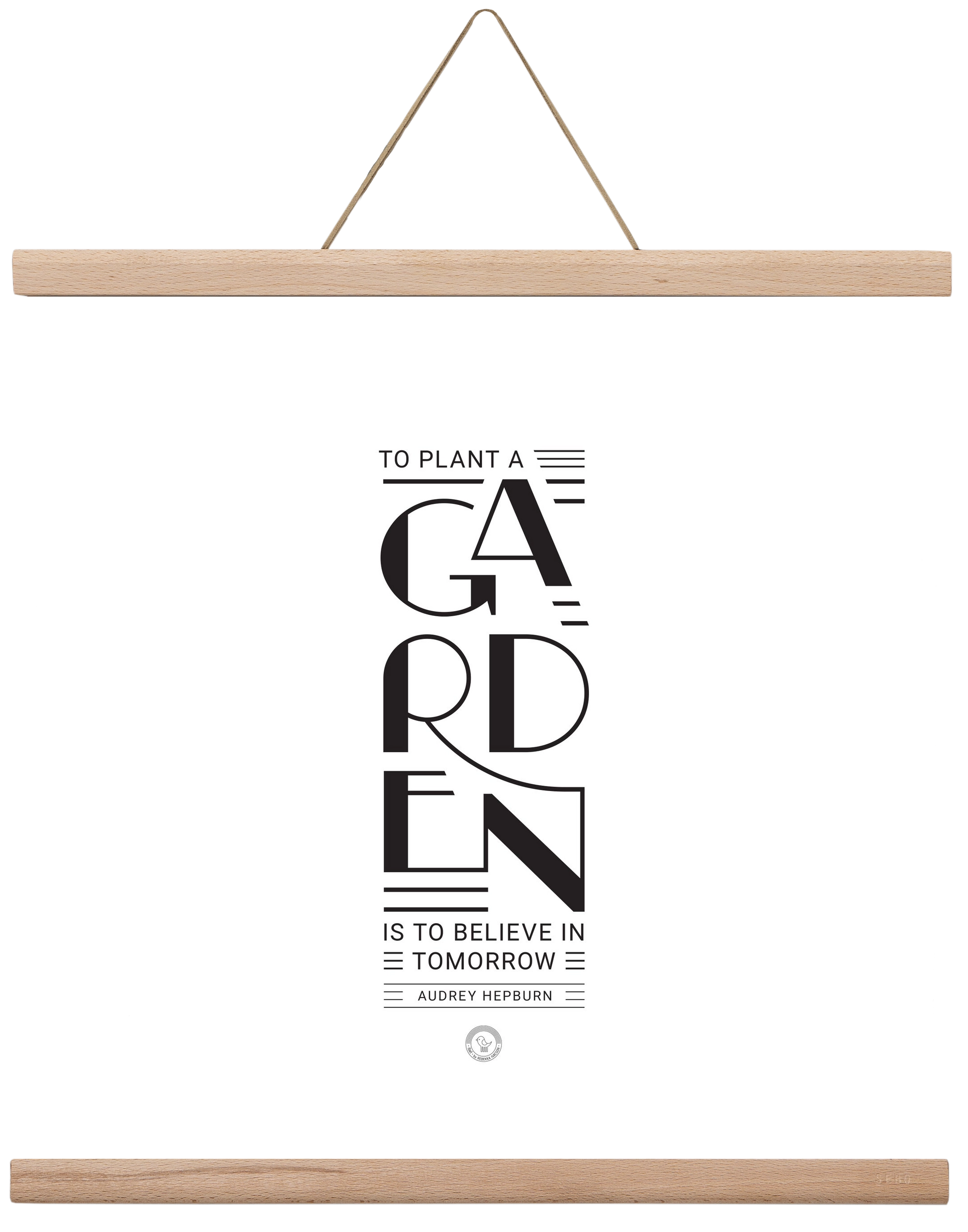 Garden, 40x40 cm (40x40 cm), Tölgy akasztó