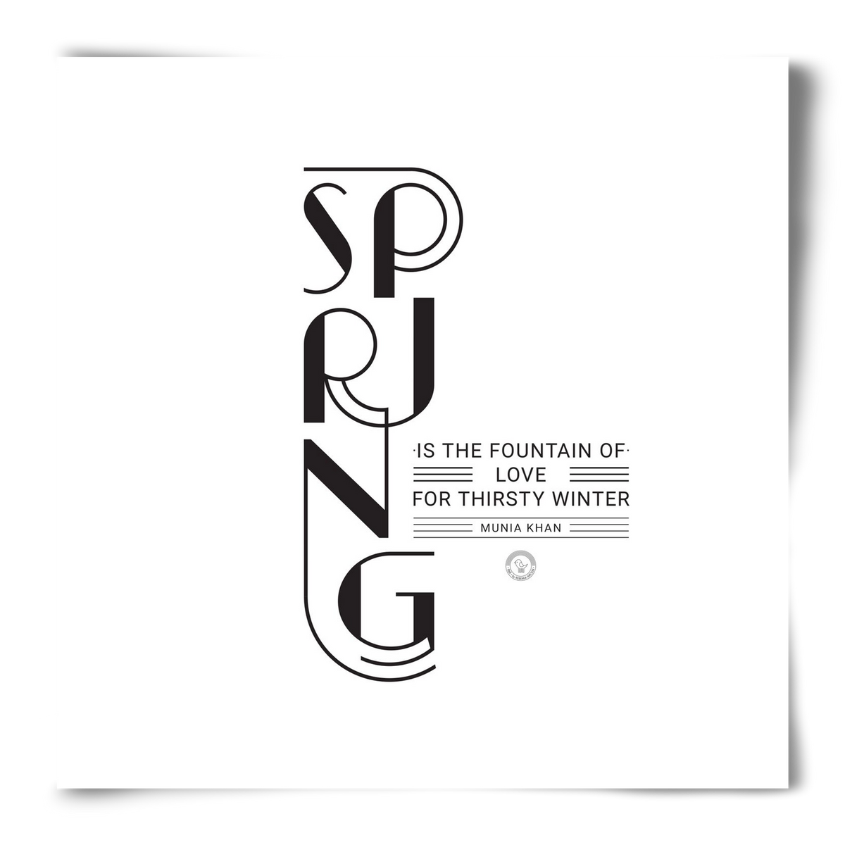 Spring, 50x50 cm, Keret nélkül