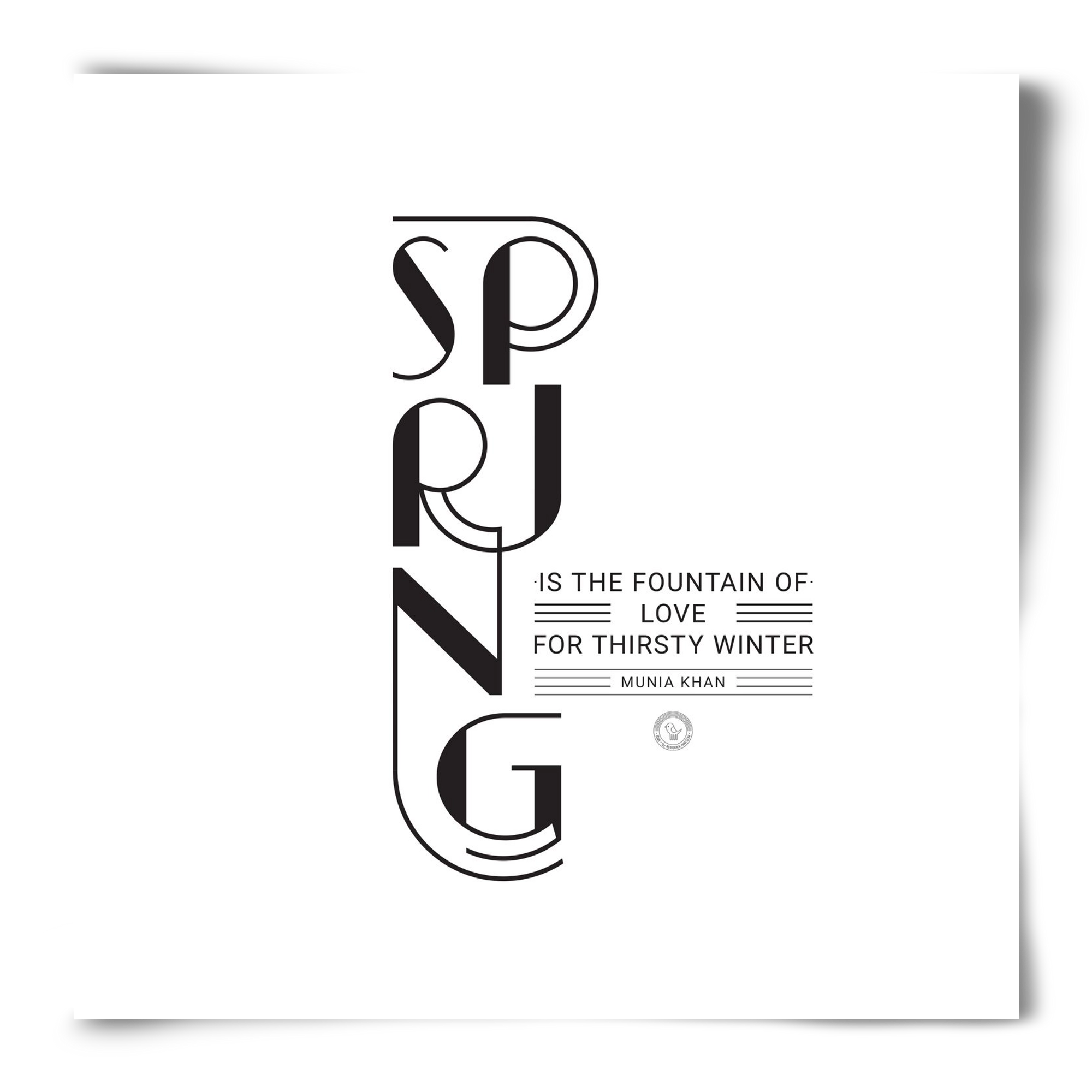 Spring, 50x50 cm, Keret nélkül