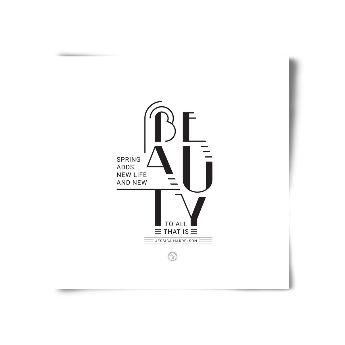 BEAUTY, 30x30 cm, Keret nélkül