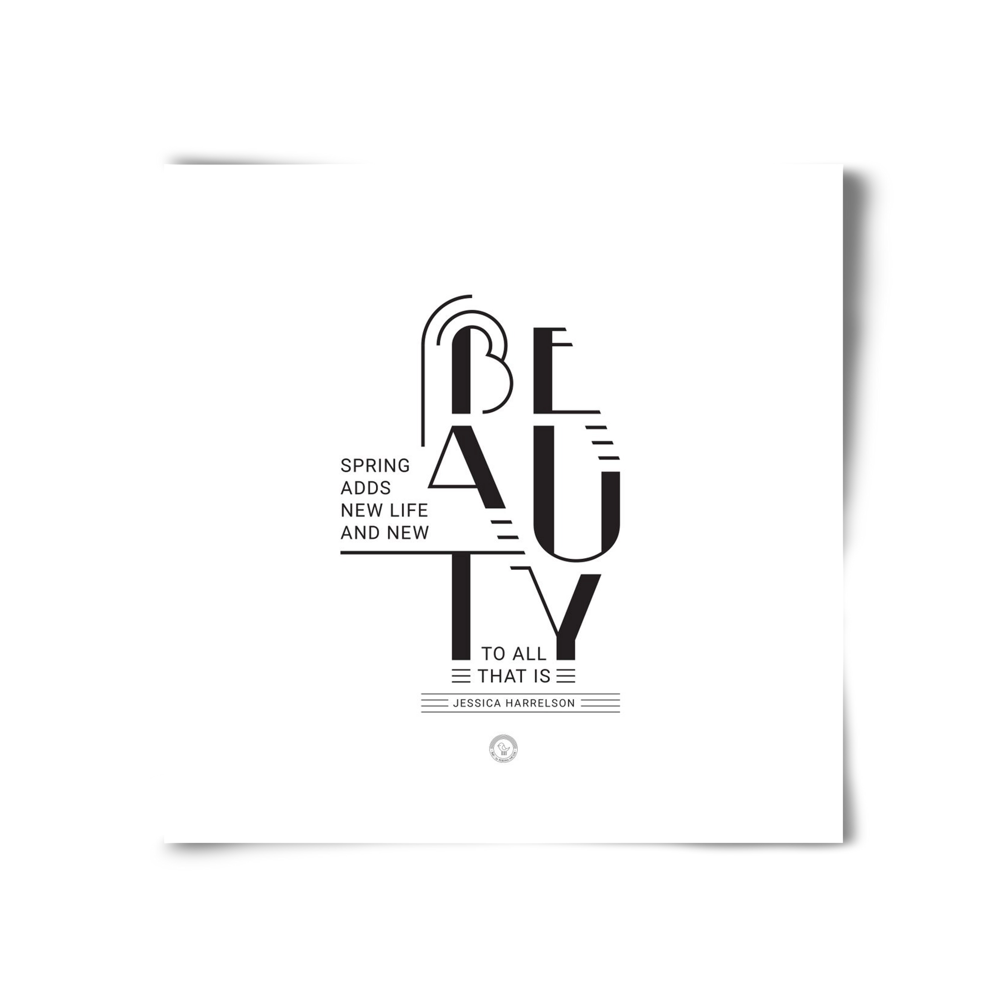 BEAUTY, 30x30 cm, Keret nélkül