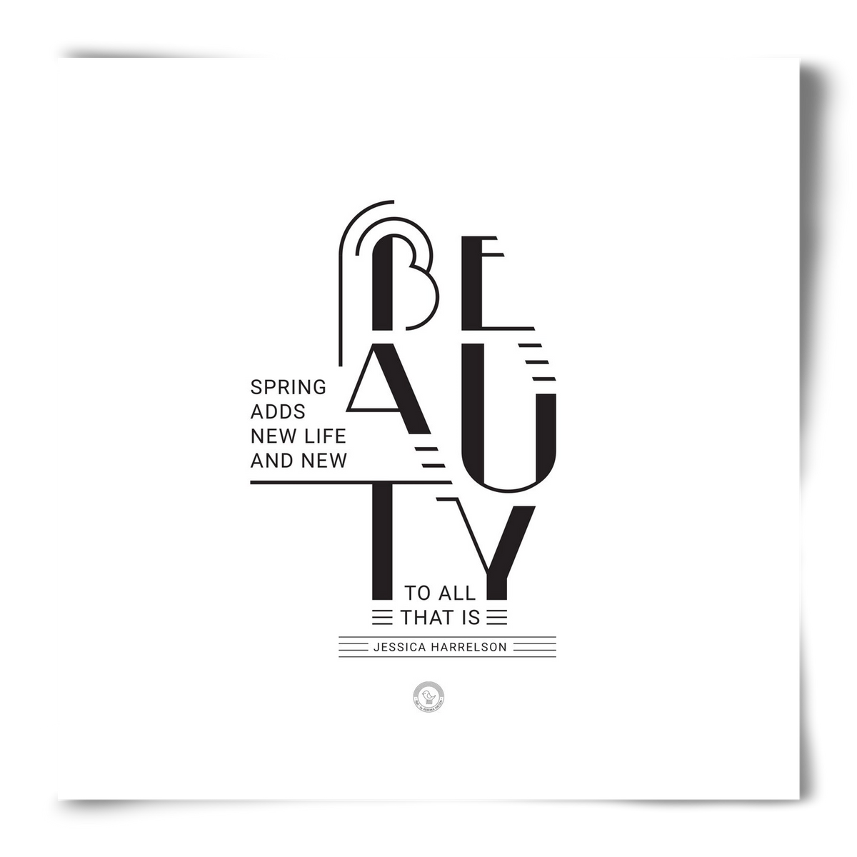 BEAUTY, 50x50 cm, Keret nélkül