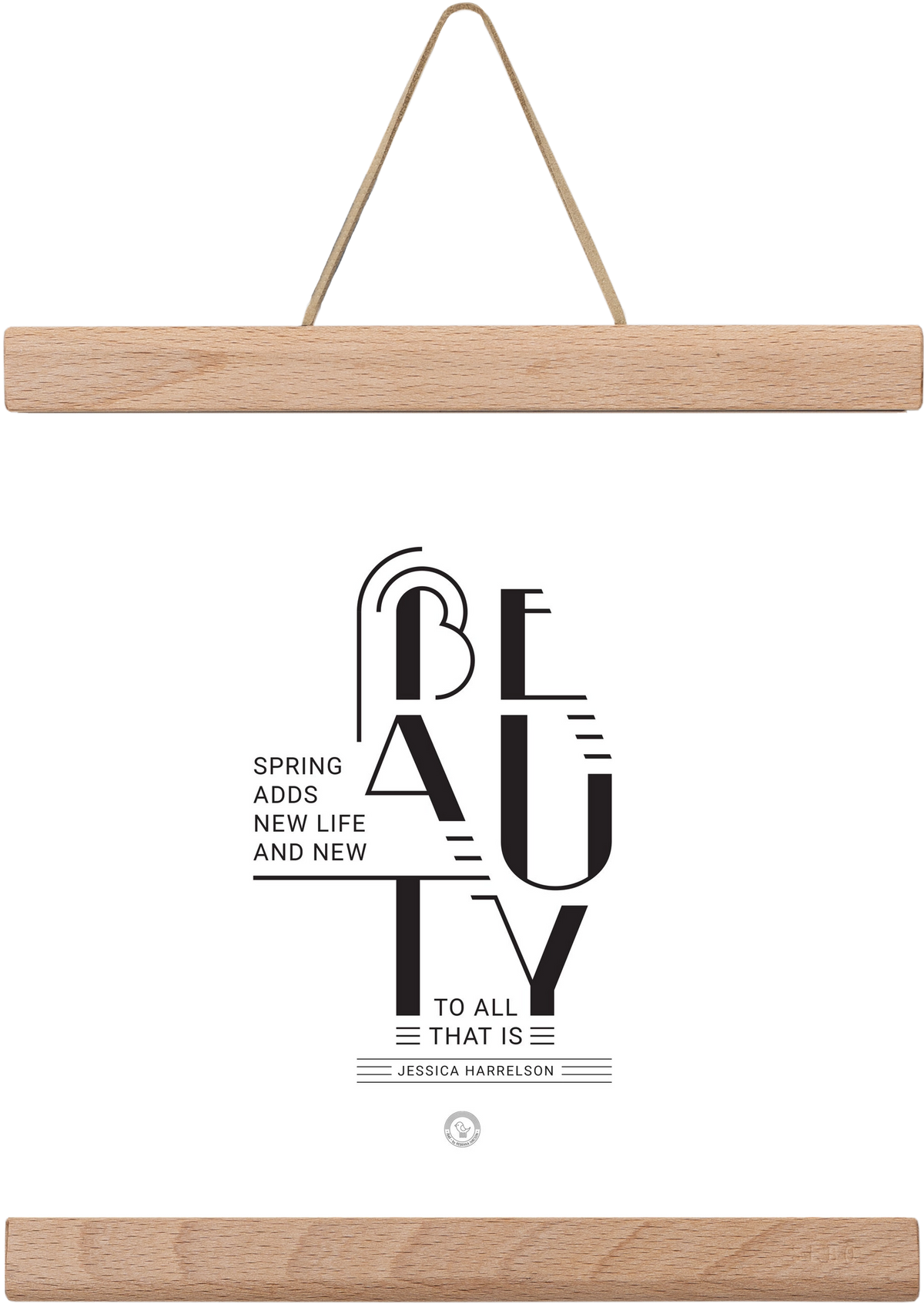 BEAUTY, 20x20 cm (20x20 cm), Tölgy akasztó