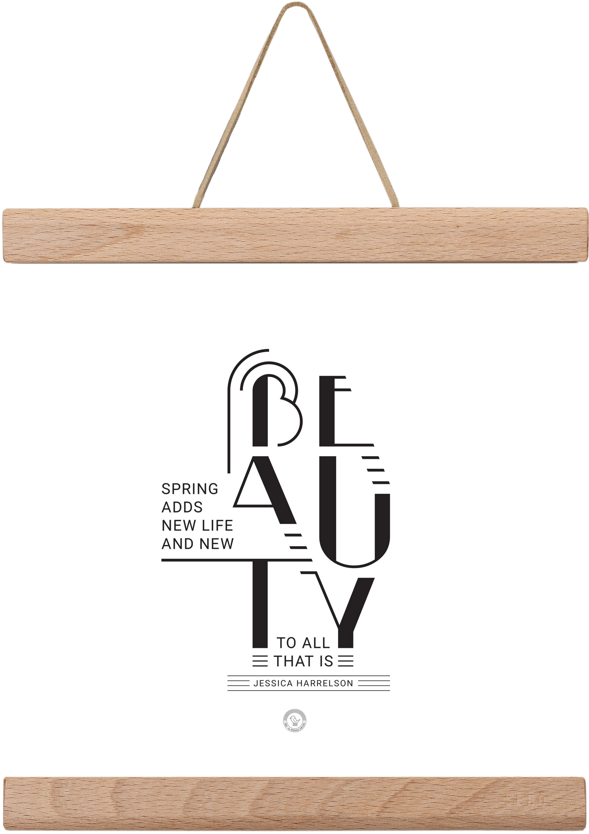 BEAUTY, 20x20 cm (20x20 cm), Tölgy akasztó