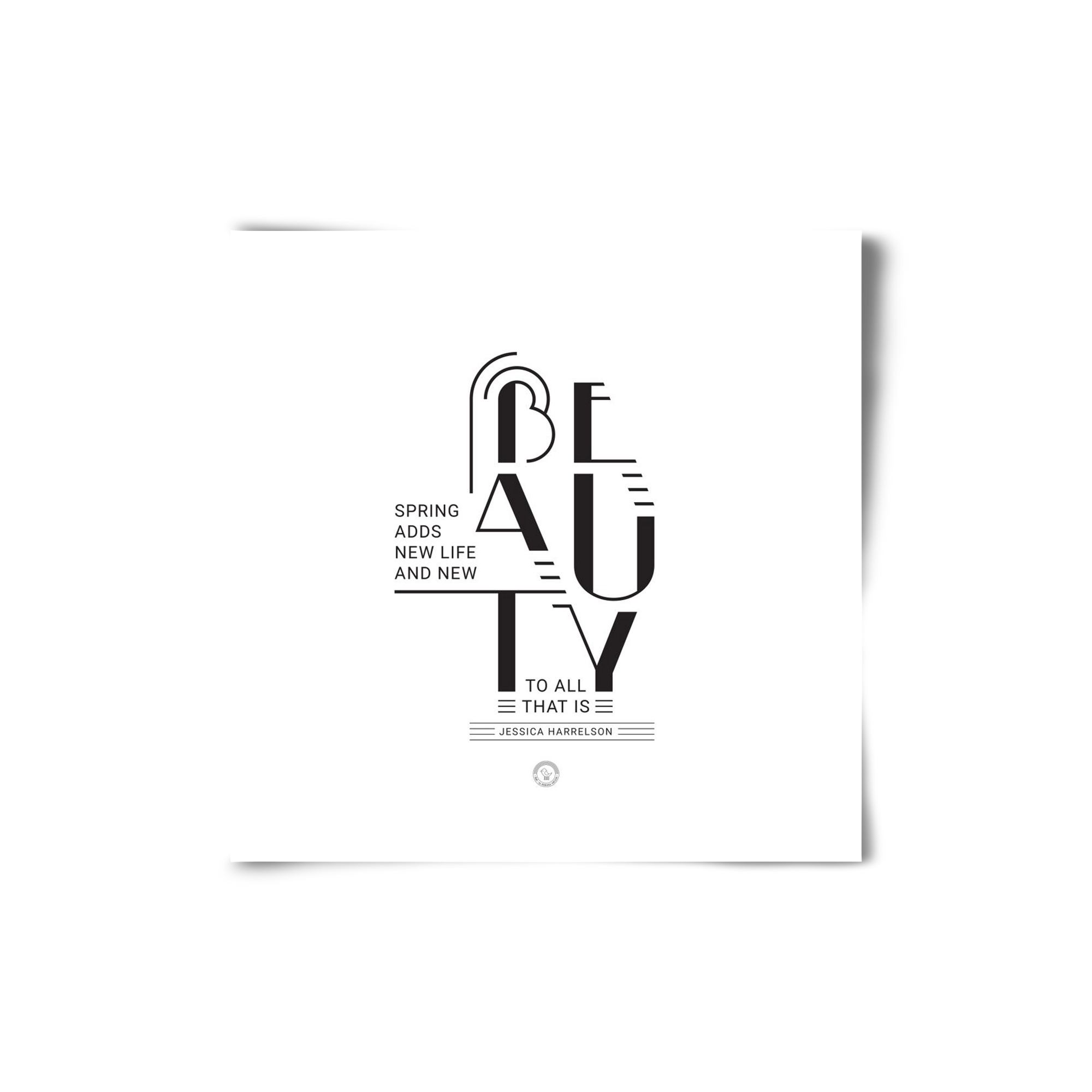 BEAUTY, 20x20 cm, Keret nélkül