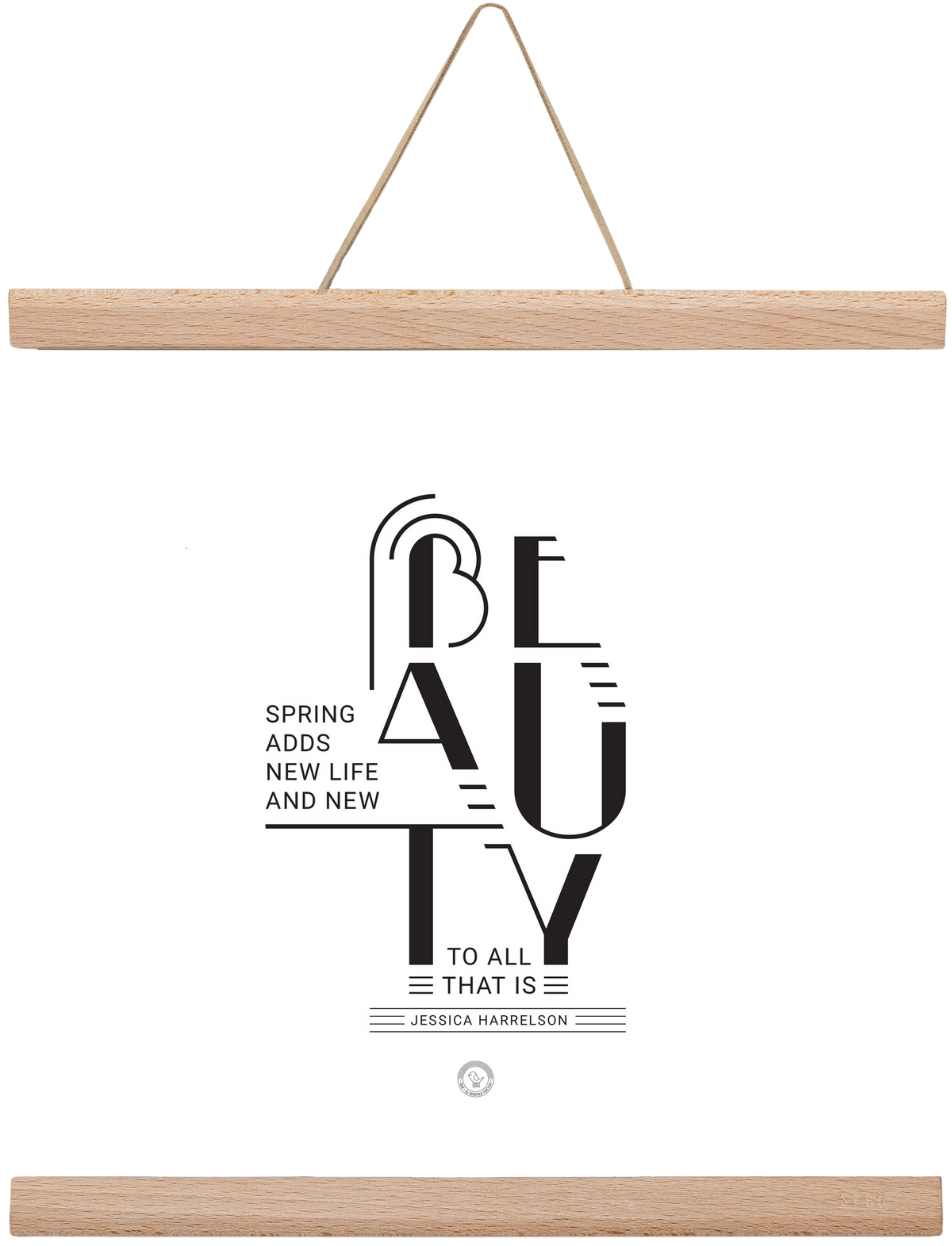 BEAUTY, 30x30 cm (30x30 cm), Tölgy akasztó