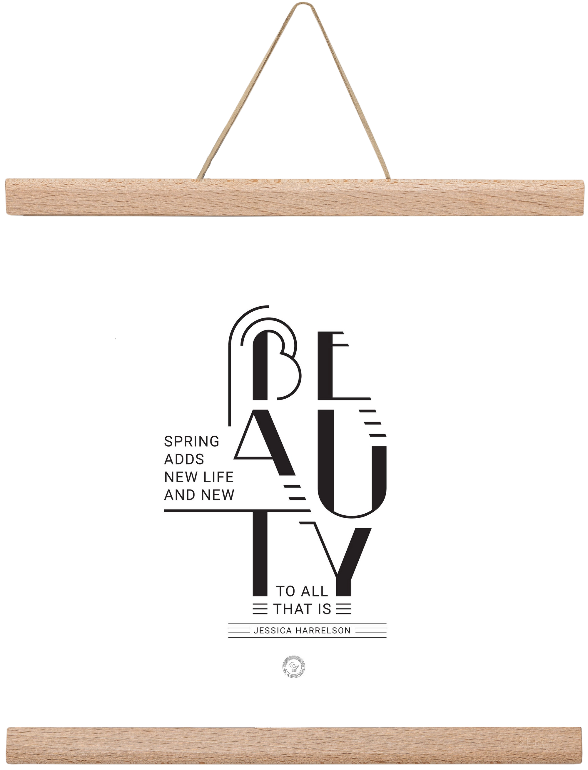 BEAUTY, 30x30 cm (30x30 cm), Tölgy akasztó