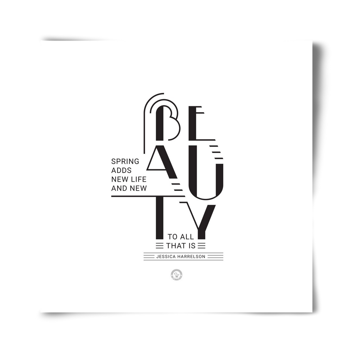 BEAUTY, 40x40 cm, Keret nélkül