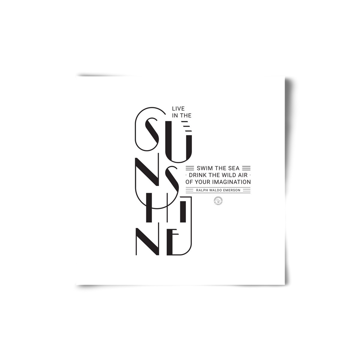 Sunshine, 20x20 cm, Keret nélkül