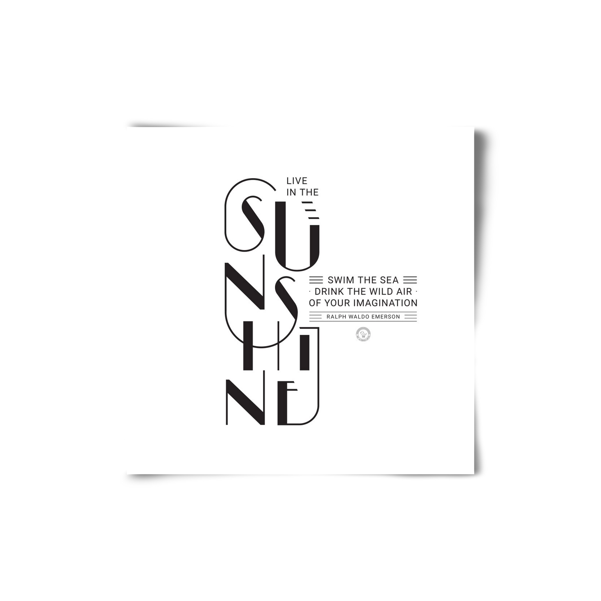 Sunshine, 20x20 cm, Keret nélkül