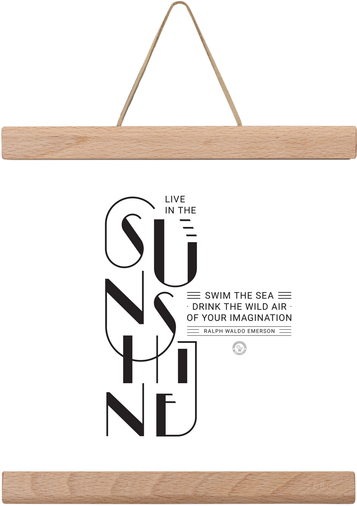 Sunshine, 20x20 cm (20x20 cm), Tölgy akasztó