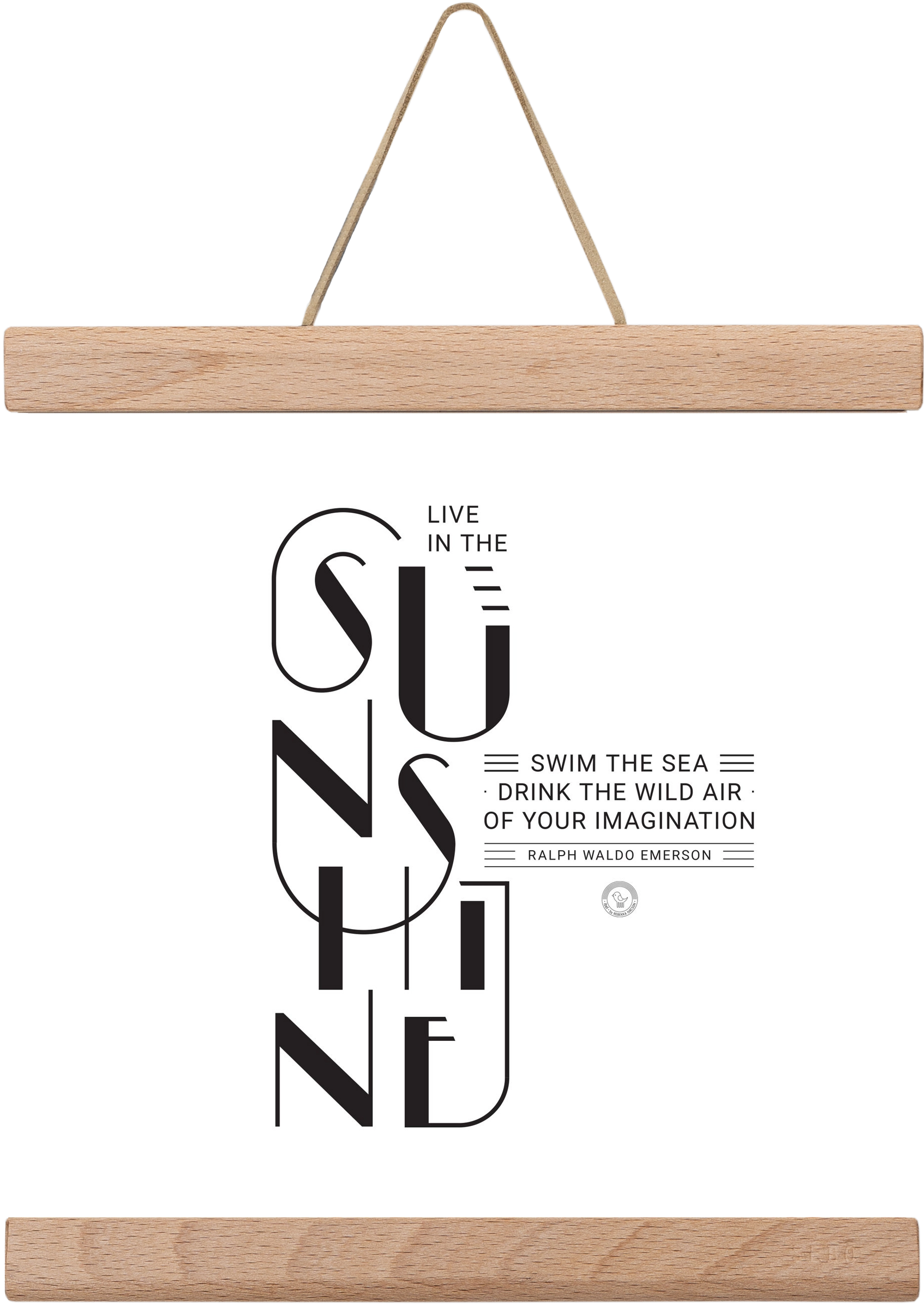 Sunshine, 20x20 cm (20x20 cm), Tölgy akasztó