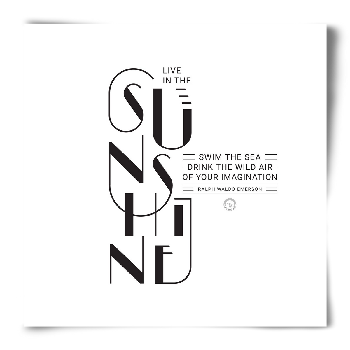 Sunshine, 50x50 cm, Keret nélkül