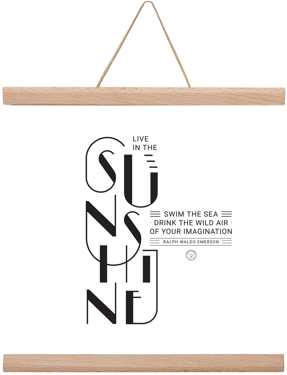 Sunshine, 30x30 cm (30x30 cm), Tölgy akasztó