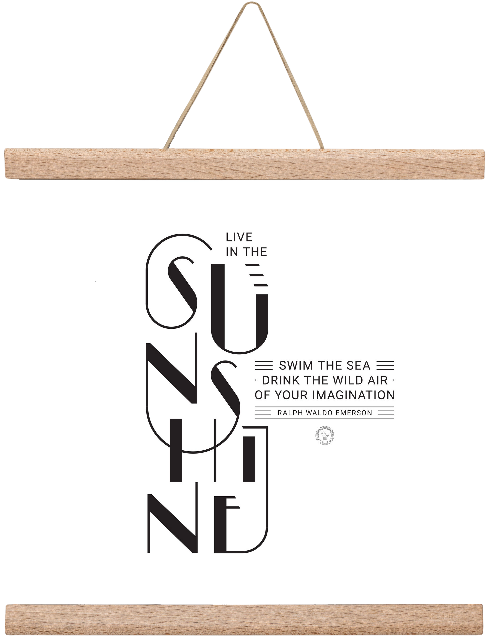 Sunshine, 30x30 cm (30x30 cm), Tölgy akasztó