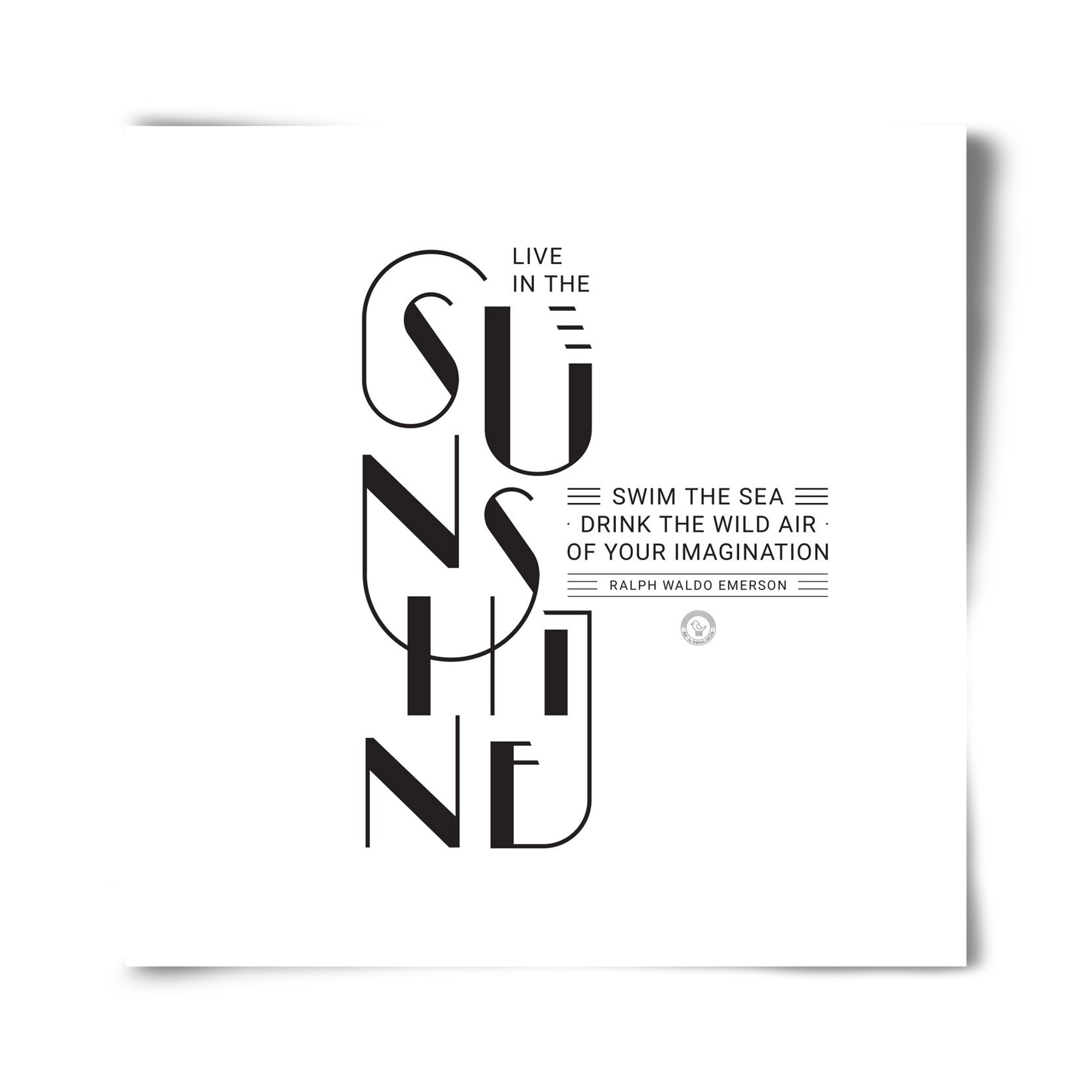 Sunshine, 40x40 cm, Keret nélkül