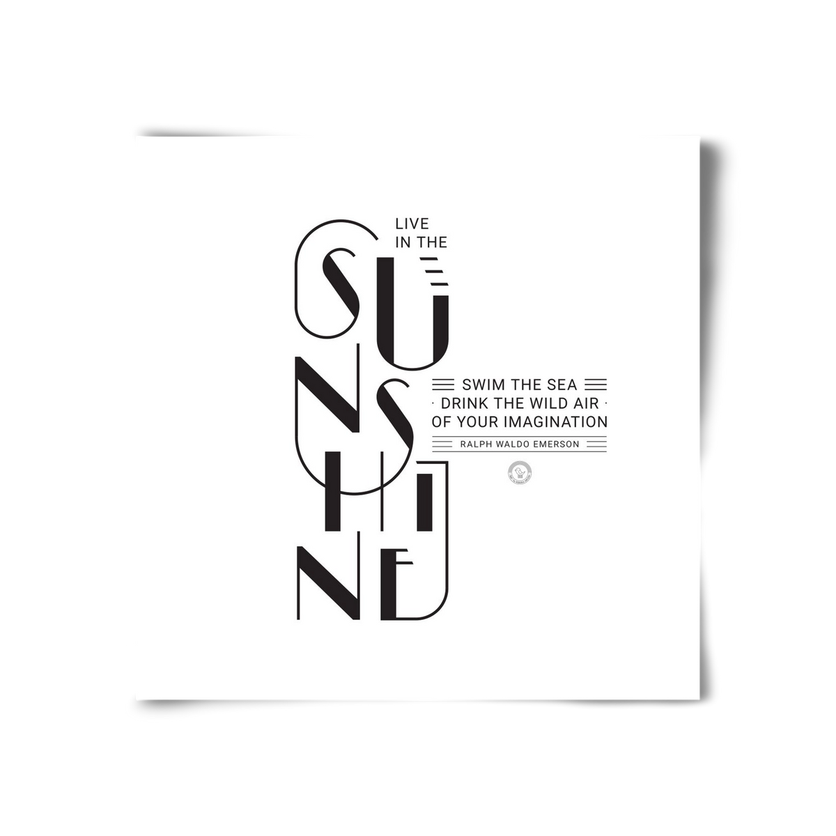 Sunshine, 30x30 cm, Keret nélkül