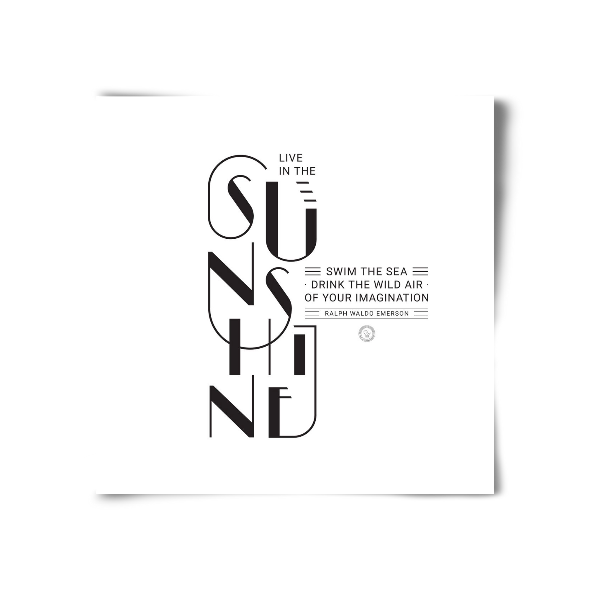 Sunshine, 30x30 cm, Keret nélkül