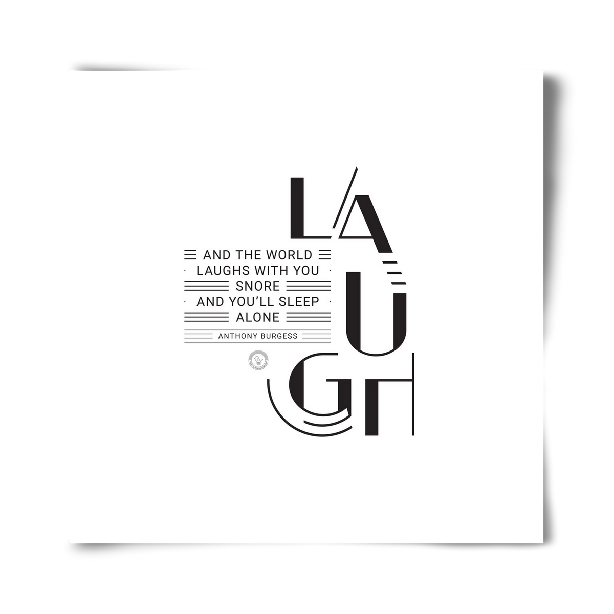 Laugh, 40x40 cm, Keret nélkül