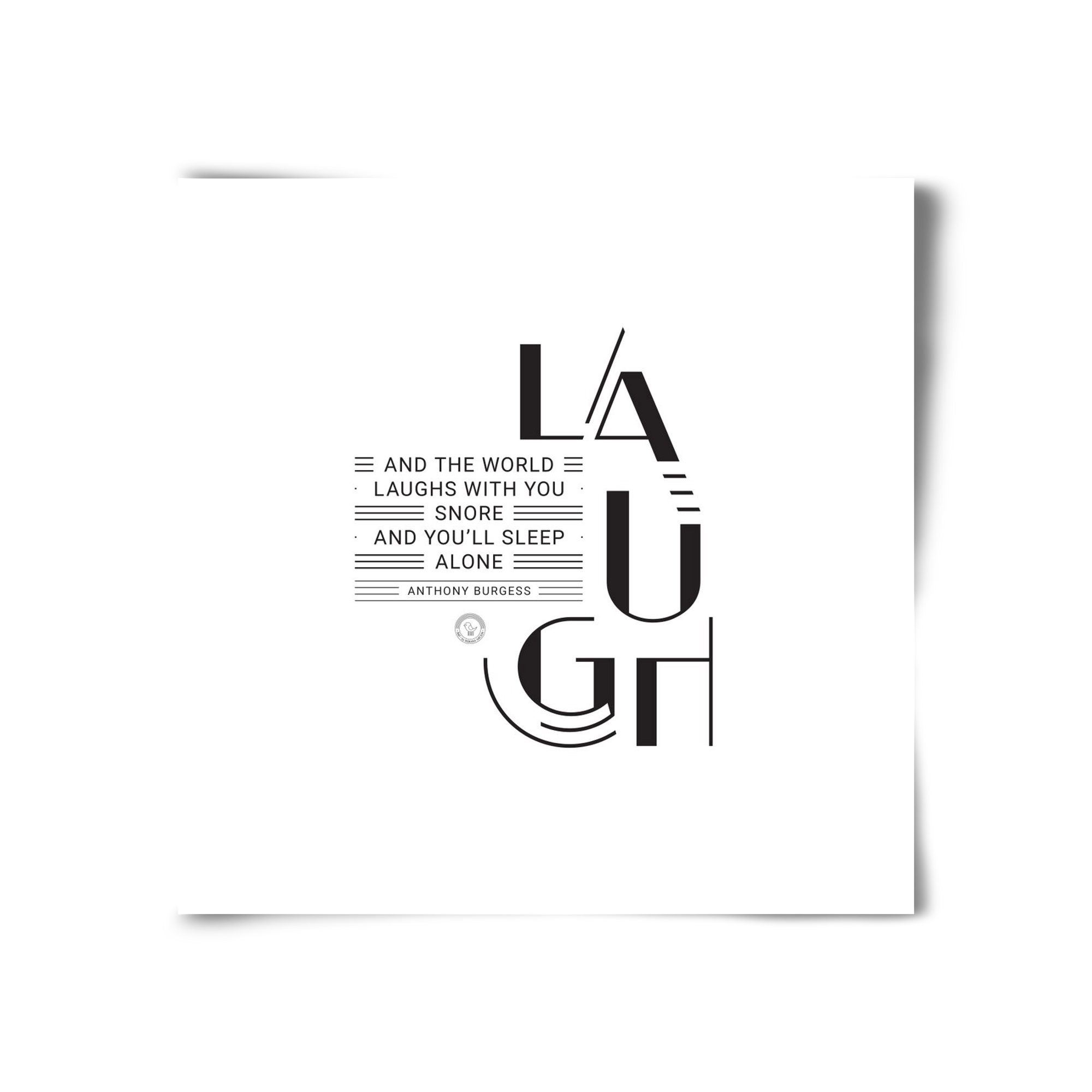 Laugh, 30x30 cm, Keret nélkül