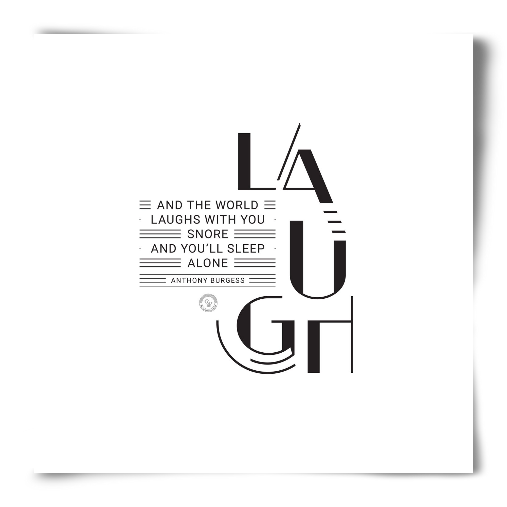 Laugh, 50x50 cm, Keret nélkül